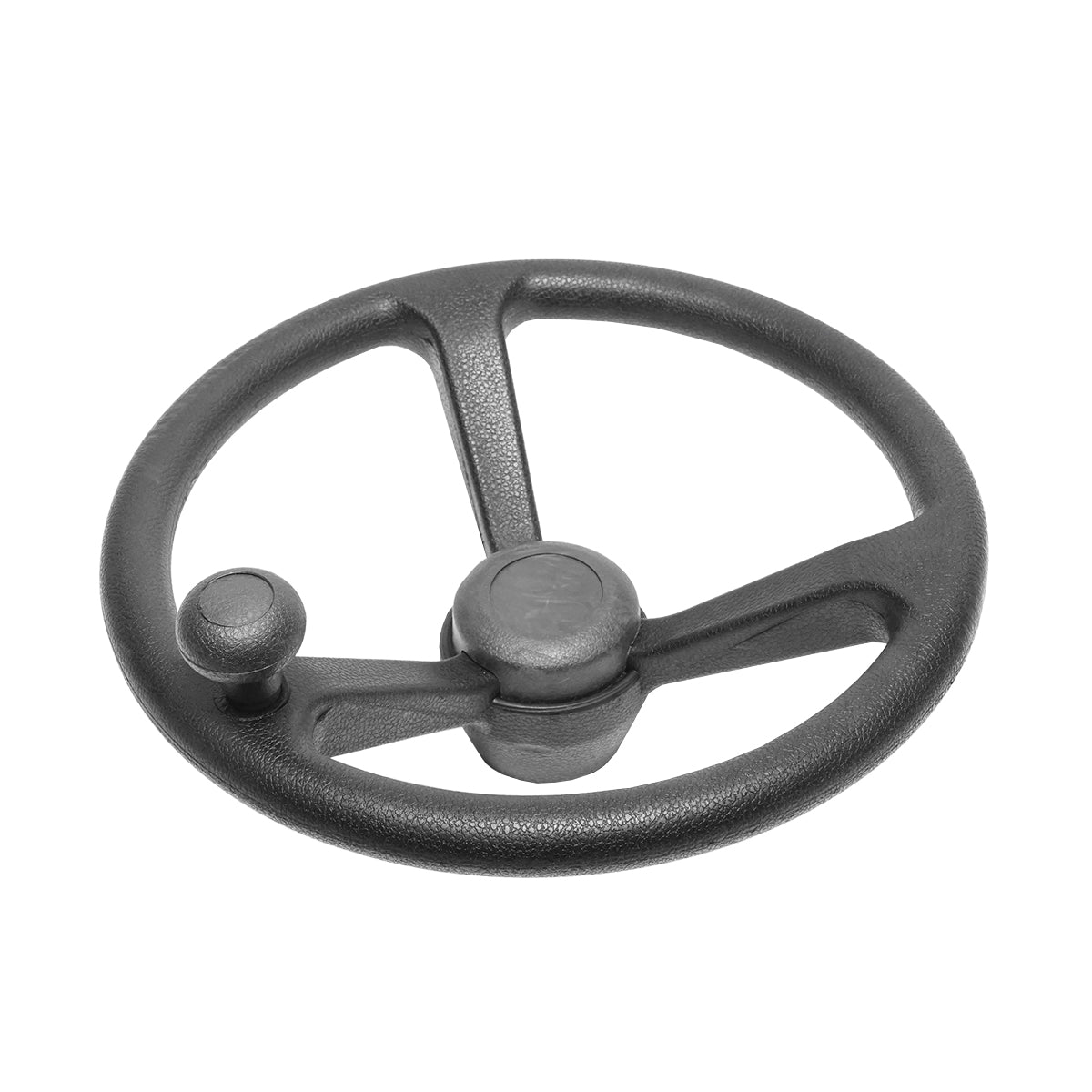 Universal steering wheel with handle/nut (soft texture anti-stiffness)